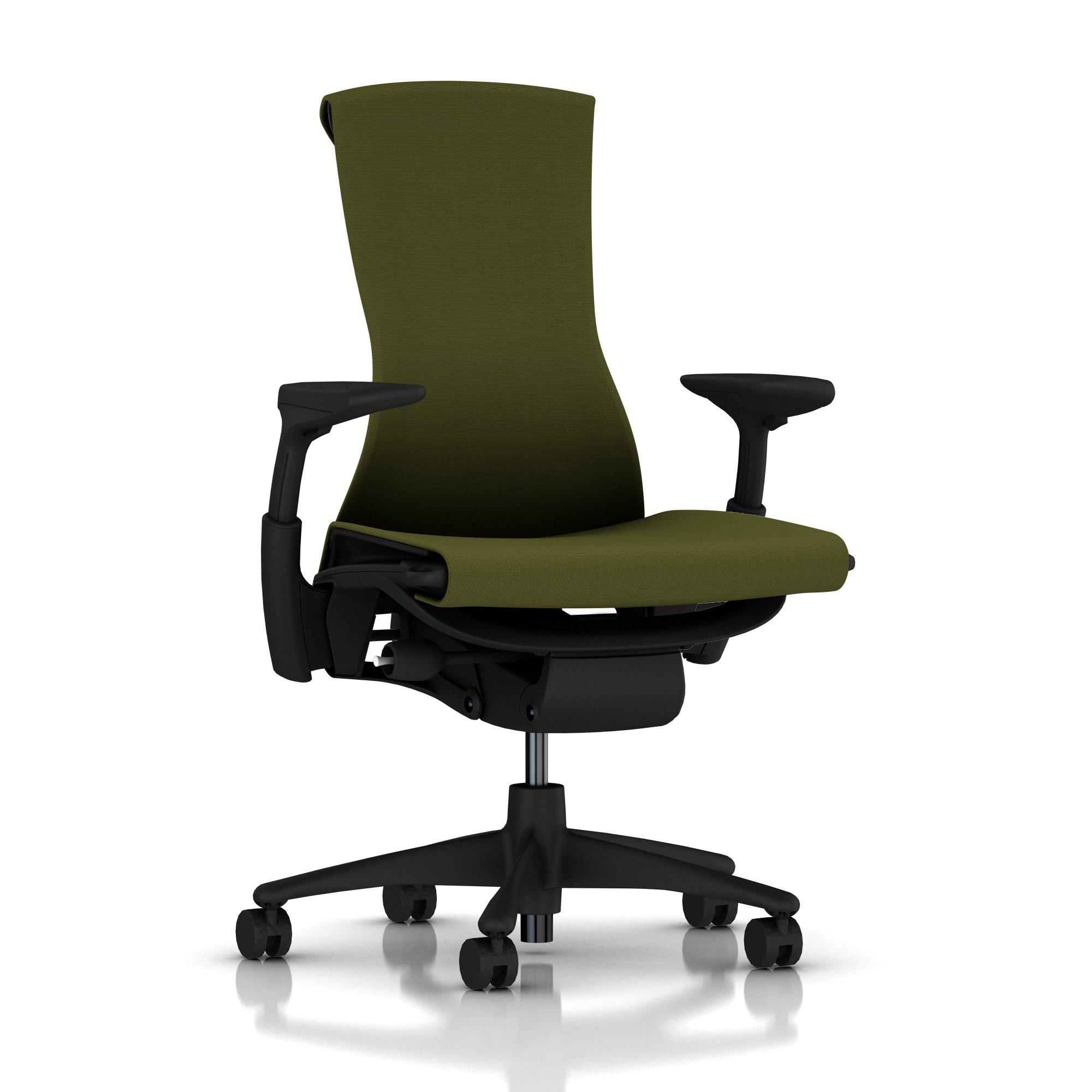 Embody Chair Green Apple Rhythm with Graphite Frame