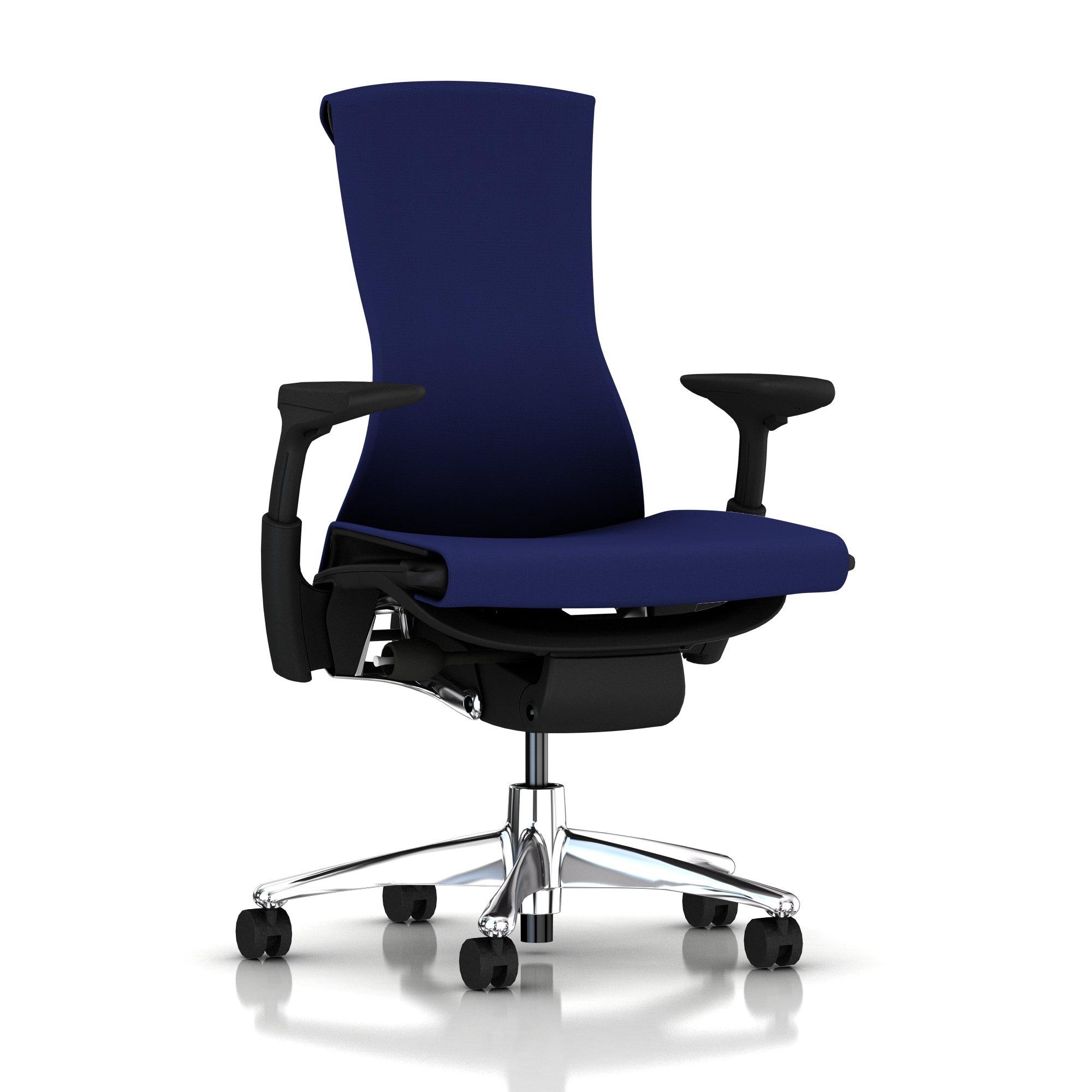 Embody Chair Twilight Blue Rhythm Aluminum with Graphite Frame