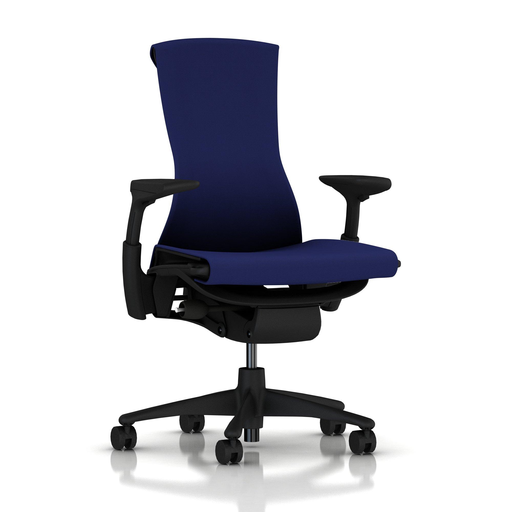 Embody Chair Twilight Blue Rhythm with Graphite Frame