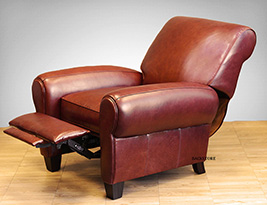 Barcalounger Lectern II Recliner Chair Savannah Whiskey Leather