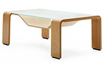Stressless Pegasus Wood Glass Table by Ekornes