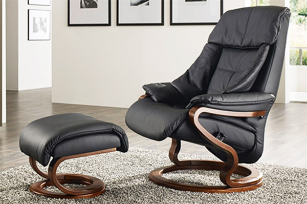 Himolla Palena ZeroStress Transitional Recliner Leather Chair and