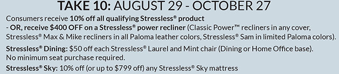 Stressless 10% Off Sale
