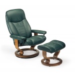 Stressless Consul Recliner chair and Ottoman by Ekornes
